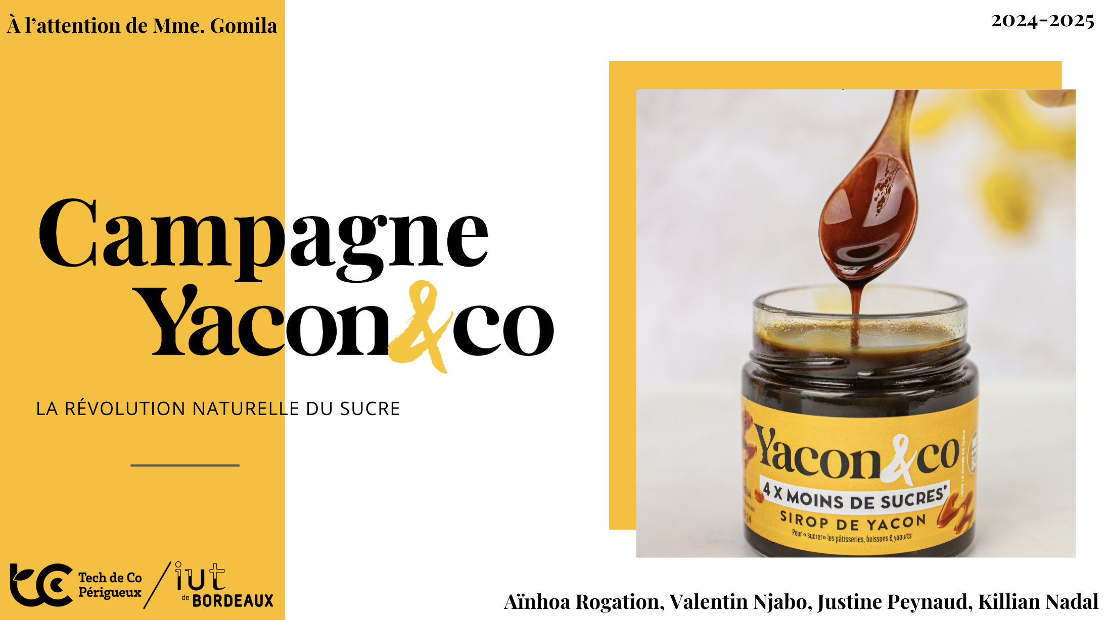 Campagne de Communication — Yacon&co